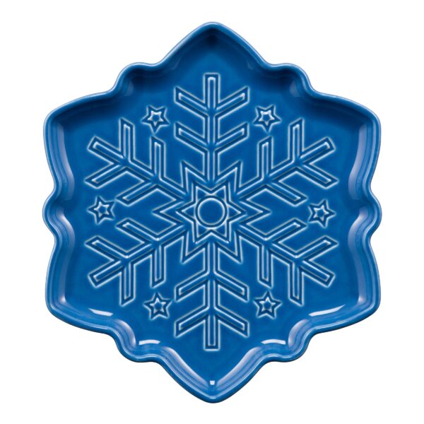 Snowflake Shaped Plate 9 Inch
