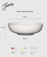 Bistro Coupe 9 5/8 Inch Large Bowl 68 OZ - Image 2