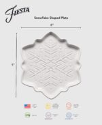 Snowflake Shaped Plate 9 Inch - Image 2
